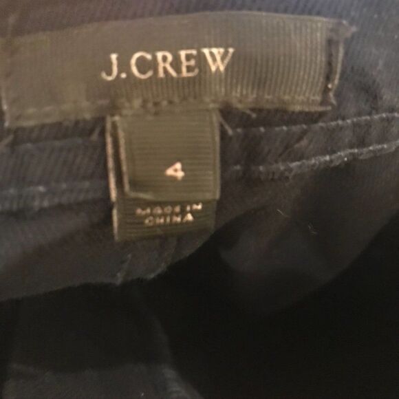 J. Crew A-Line Skirt with Pockets in Navy Blue - Picture 8 of 9